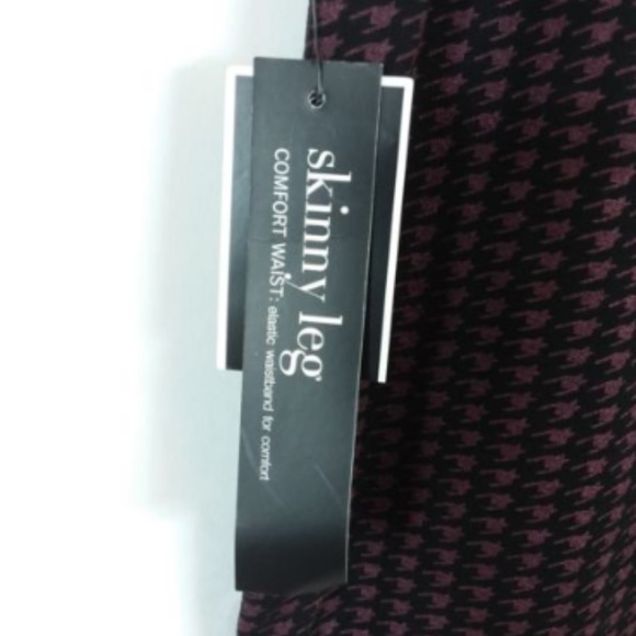 Alfani Houndstooth Knit Pants Skinny Leg  NWT -CC - Picture 4 of 5